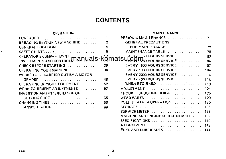 Protected: GD705R-2(JPN) S/N 1001-UP Operation manual (English)