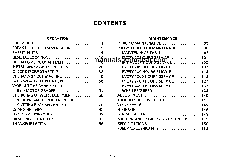 Protected: GD505A-2(JPN) S/N 60038-UP Operation manual (English)