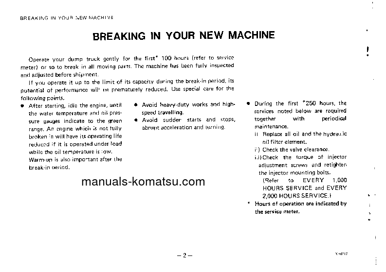 Protected: HD320-3(JPN) S/N 2501-2635 Operation manual (English)