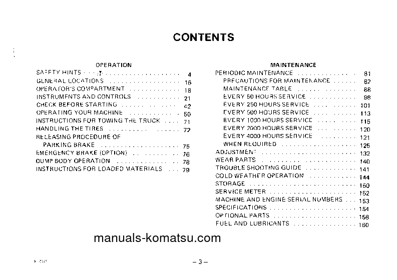 Protected: HD320-3(JPN) S/N 2501-2635 Operation manual (English)