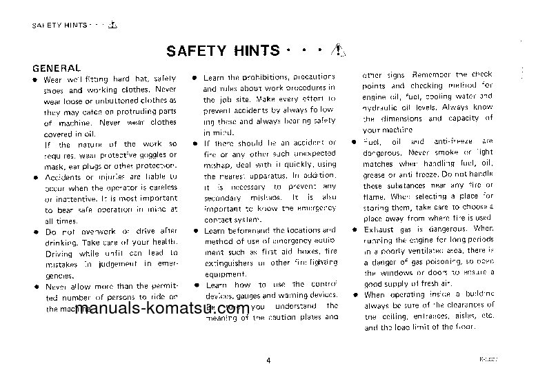 Protected: HD320-3(JPN) S/N 2501-2635 Operation manual (English)