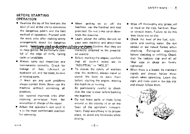 Protected: HD320-3(JPN) S/N 2501-2635 Operation manual (English)
