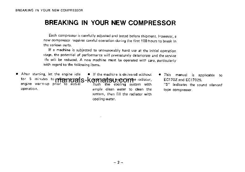 Protected: EC170ZS-1(JPN) S/N 1001-UP Operation manual (English)