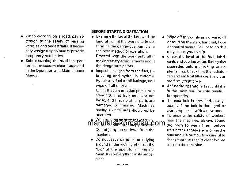 Protected: GD461A-1(JPN) S/N 10024-UP Operation manual (English)