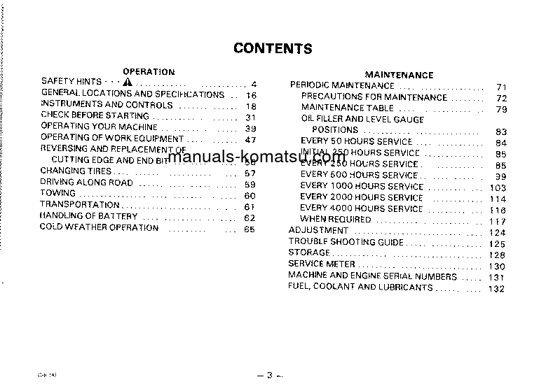 Protected: GD511A-1(JPN) S/N 10031-10242 Operation manual (English)