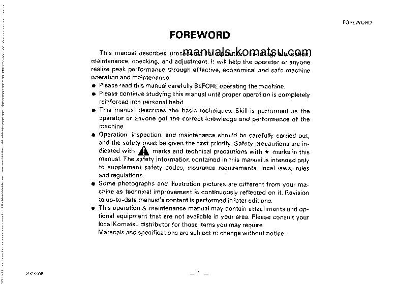 Protected: GD510R-1(JPN) S/N 15028-15369 Operation manual (English)