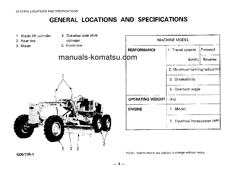 Protected: GD510R-1(JPN) S/N 15370-UP Operation manual (English)