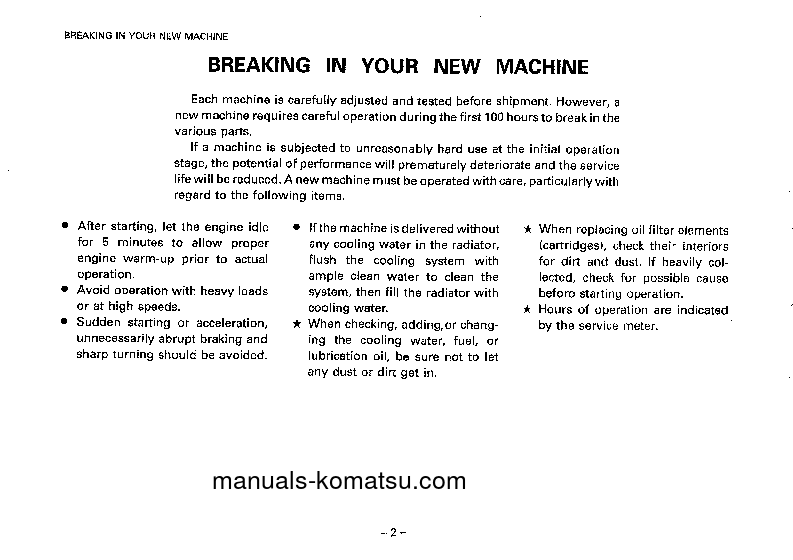 Protected: GD623A-1(JPN) S/N 30095-UP Operation manual (English)