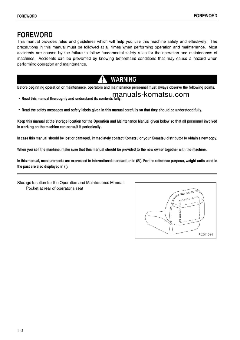 Protected: D63E-12(JPN)-TRIMMING DOZER FOR CHINA S/N 2055-2108 Operation manual (English)