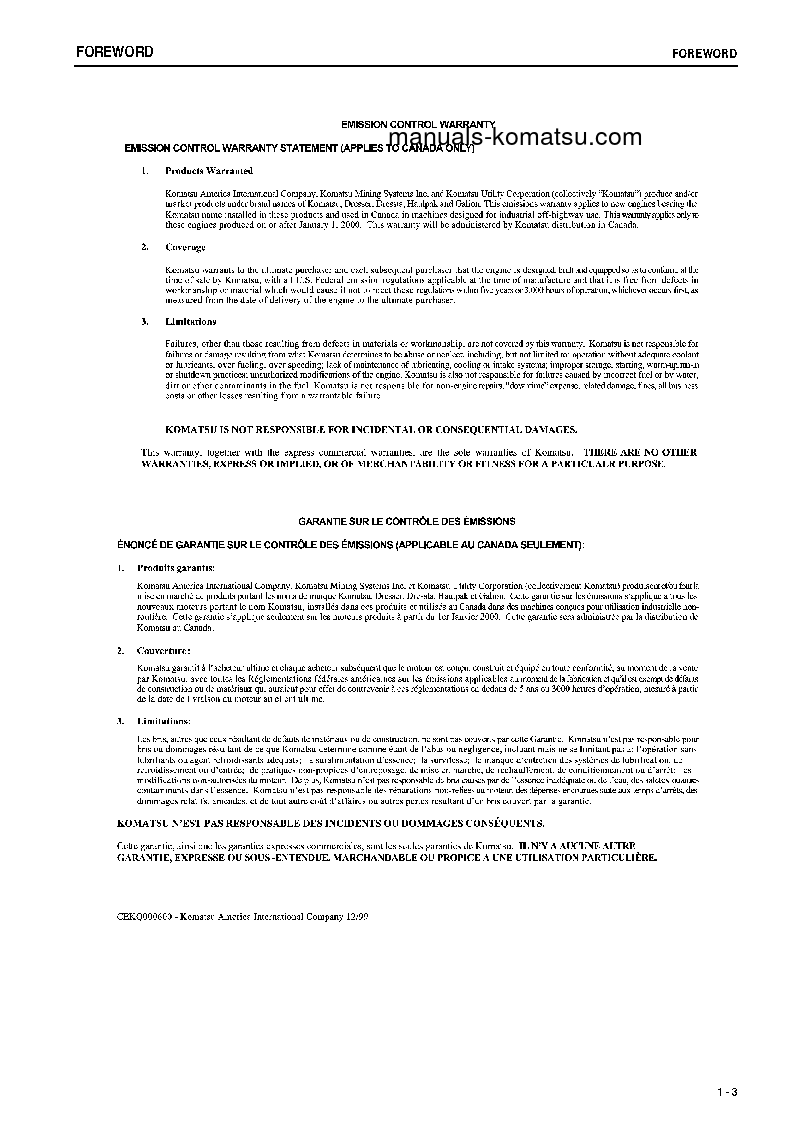 Protected: D63E-12(JPN)-TRIMMING DOZER FOR CHINA S/N 2055-2108 Operation manual (English)