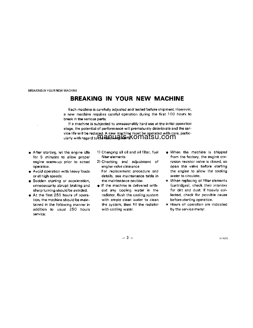 Protected: D37E-1(JPN) S/N 1001-1793 Operation manual (English)