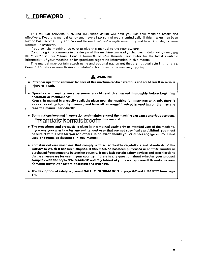 Protected: D58E-1(JPN) S/N 80888-UP Operation manual (English)