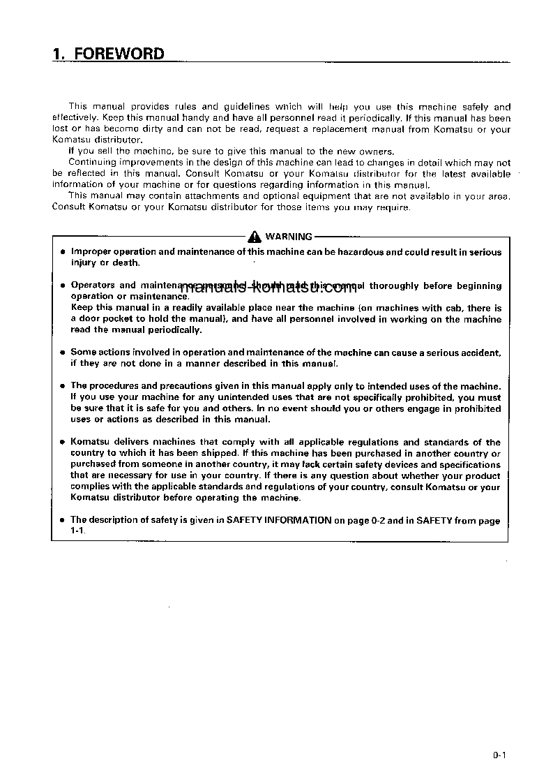 Protected: D58E-1(JPN) S/N 82458-UP Operation manual (English)