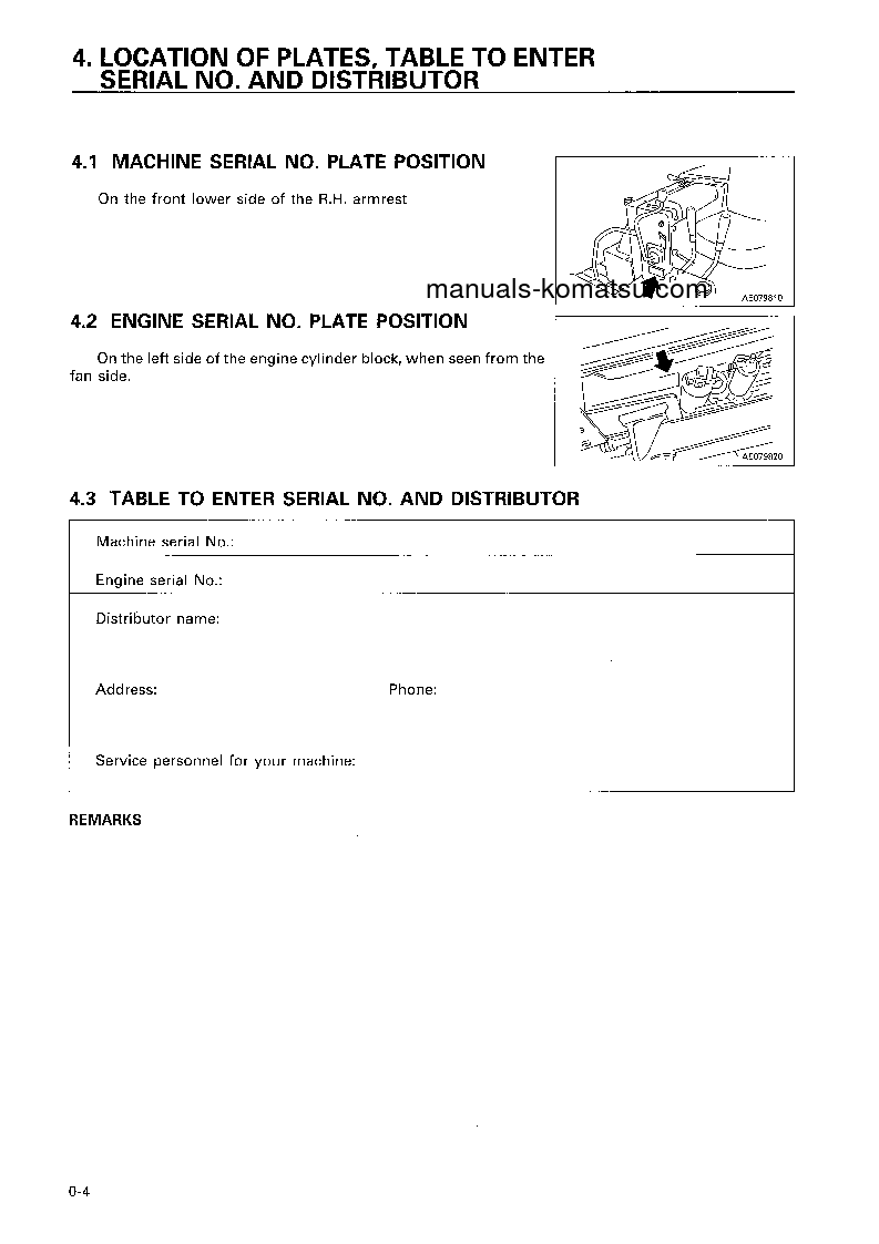 Protected: D58E-1(JPN) S/N 82458-UP Operation manual (English)