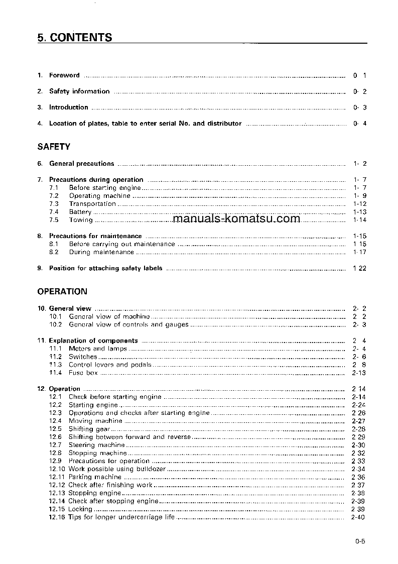 Protected: D58E-1(JPN) S/N 82458-UP Operation manual (English)