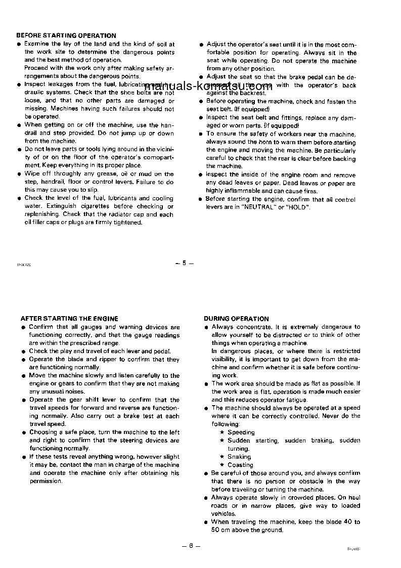 Protected: D63E-1(JPN) S/N 1001-UP Operation manual (English)