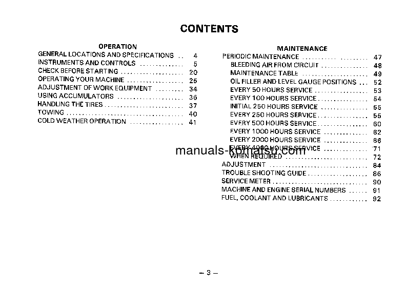 Protected: WA320-1(JPN)-C SPEC S/N 10001-UP Operation manual (English)