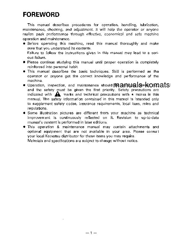 Protected: PC120-5(JPN)-TUNNEL S/N 36601-UP Operation manual (English)