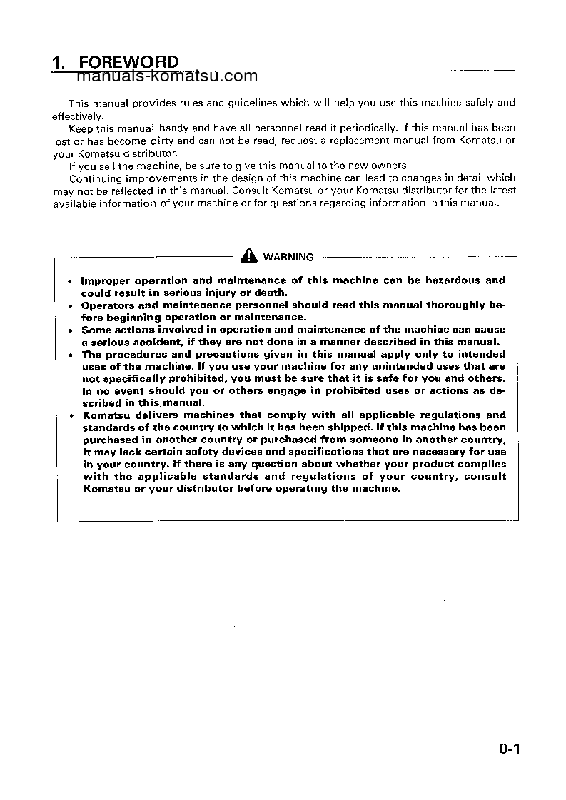 Protected: JKHB1500(JPN) S/N 1011-UP Operation manual (English)