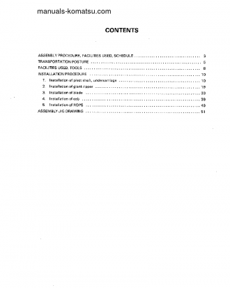 D575A-2(JPN) S/N 10001-UP Field assembly manual (English)