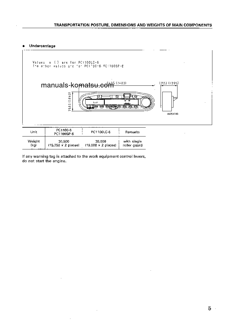 Protected: PC1100SP-6(JPN) S/N 10001-UP Field assembly manual (English)
