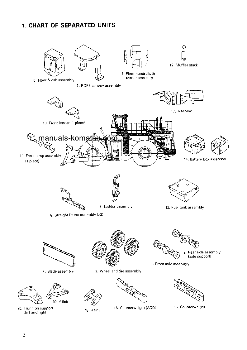 Protected: WD900-3(JPN) S/N 50001-UP Field assembly manual (English)