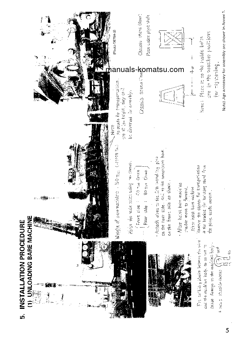 Protected: D575A-3(JPN) S/N 10101-UP Field assembly manual (English)