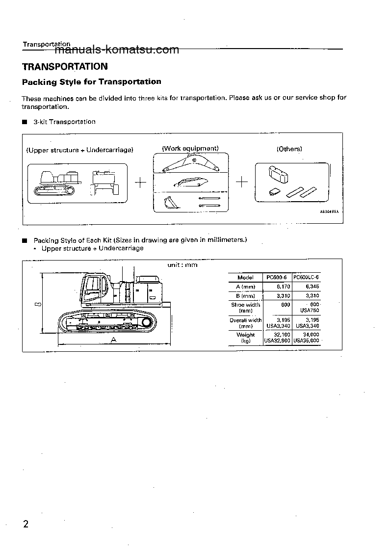 Protected: PC600LC-6(JPN) S/N 11001-UP Field assembly manual (English)