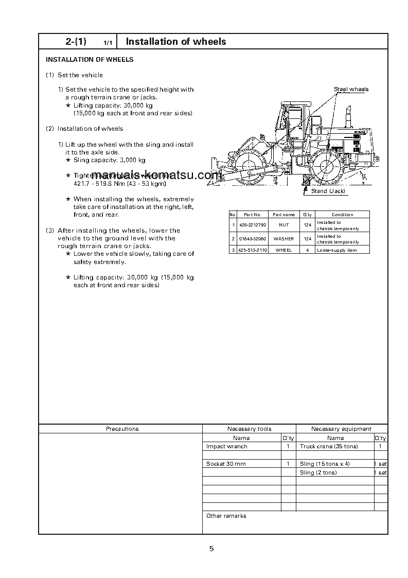 Protected: WF550A-3(JPN) S/N 50001-UP Field assembly manual (English)