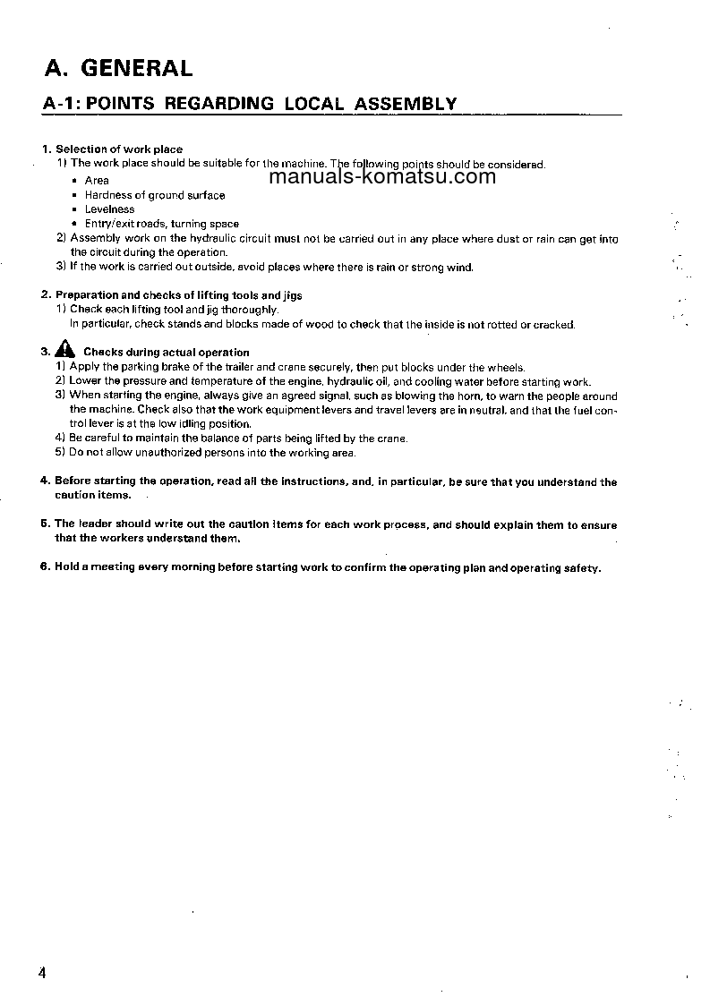 Protected: PC1600-1(JPN) S/N 10001-UP Field assembly manual (English)