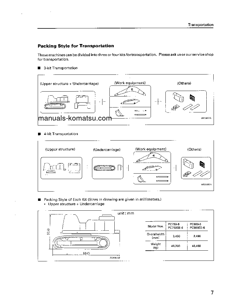 Protected: PC750-6(JPN) S/N 10001-11000 Field assembly manual (English)