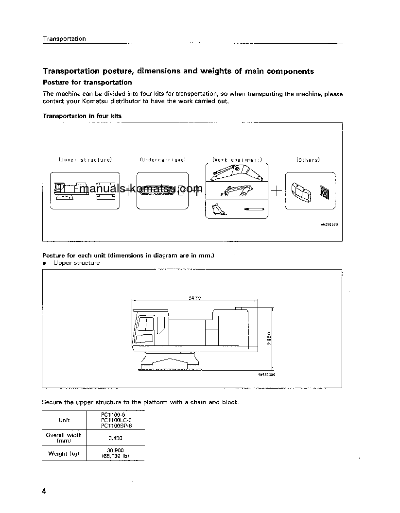 Protected: PC1100-6(JPN) S/N 10001-UP Field assembly manual (English)