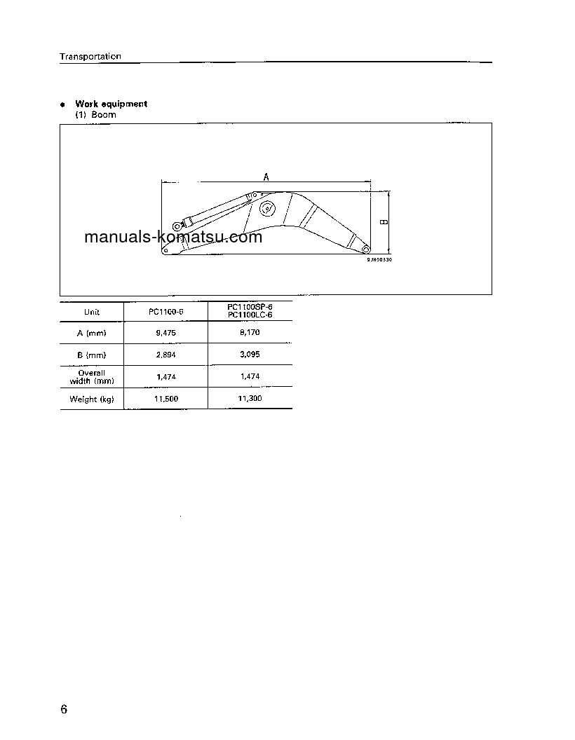 Protected: PC1100-6(JPN) S/N 10001-UP Field assembly manual (English)