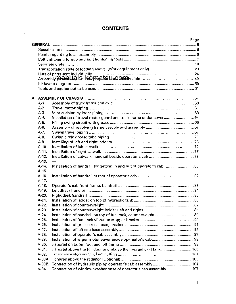 Protected: PC1800-6(JPN) S/N 10012-11001 Field assembly manual (English)