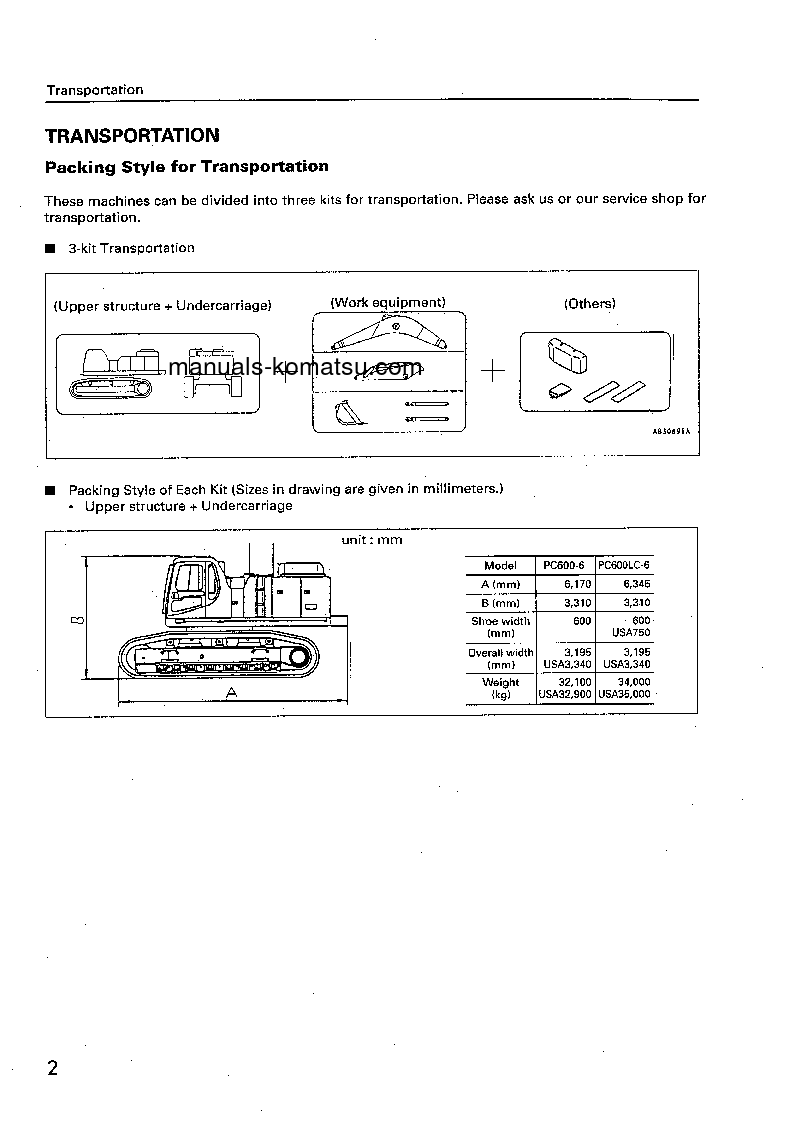 Protected: PC600LC-6(JPN) S/N 11001-11106 Field assembly manual (English)