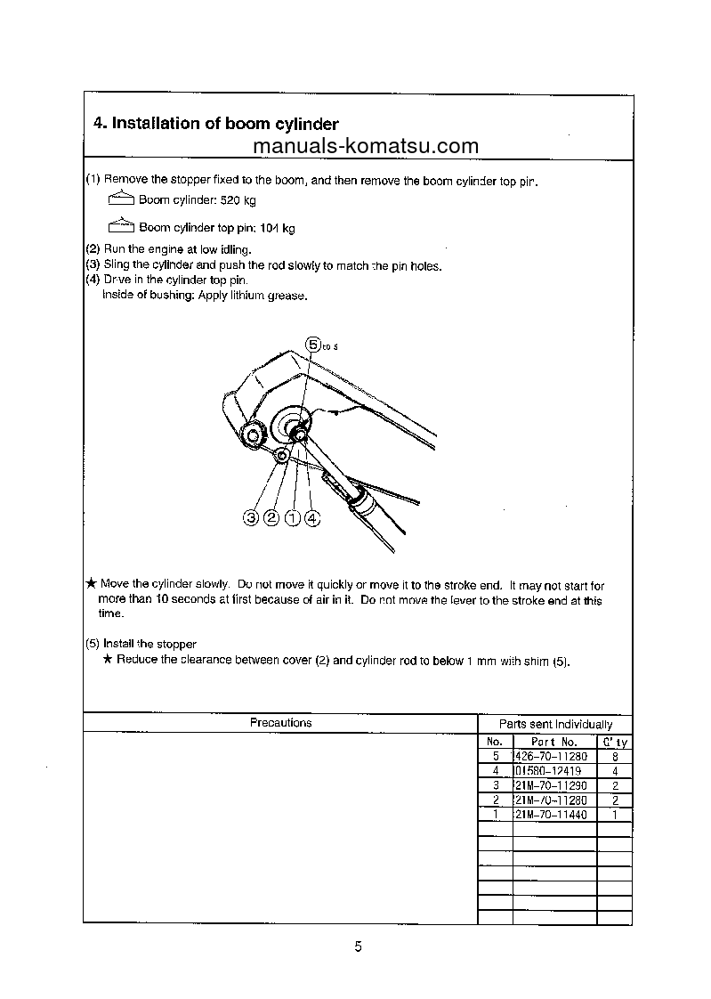 Protected: PC600LC-6(JPN) S/N 11107-UP Field assembly manual (English)