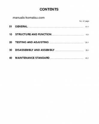 PC120-6(JPN) S/N 45001-57498 Shop (repair) manual (English)