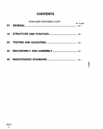 WA380-3(JPN) S/N 50001-UP Shop (repair) manual (English)