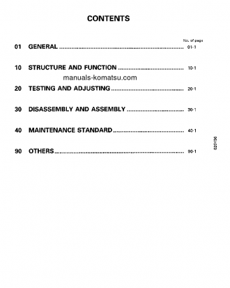 PC200-6(JPN) S/N 96514-UP Shop (repair) manual (English)