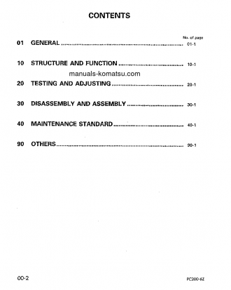 PC200LC-6(THA)-B S/N C10827-C30091 Shop (repair) manual (English)