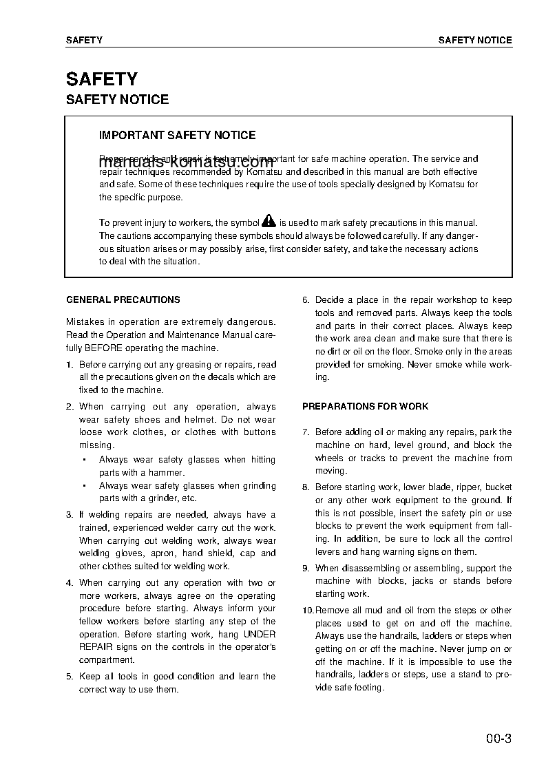 Protected: PC60-7(JPN) S/N 52374-UP Shop (repair) manual (English)
