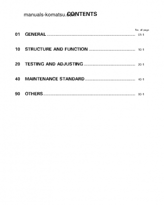 BR350JG-1(JPN) S/N 1005-UP Shop (repair) manual (English)