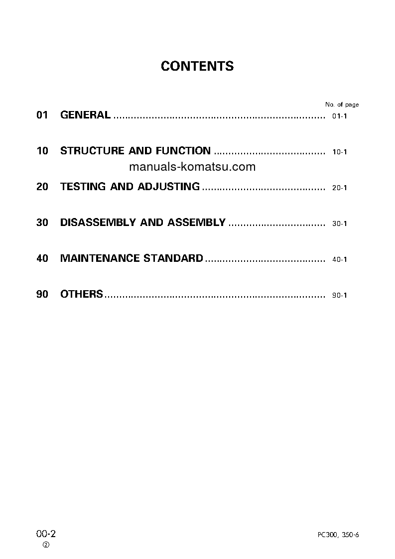 Protected: PC300LC-6(JPN) S/N 33001-UP Shop (repair) manual (English)
