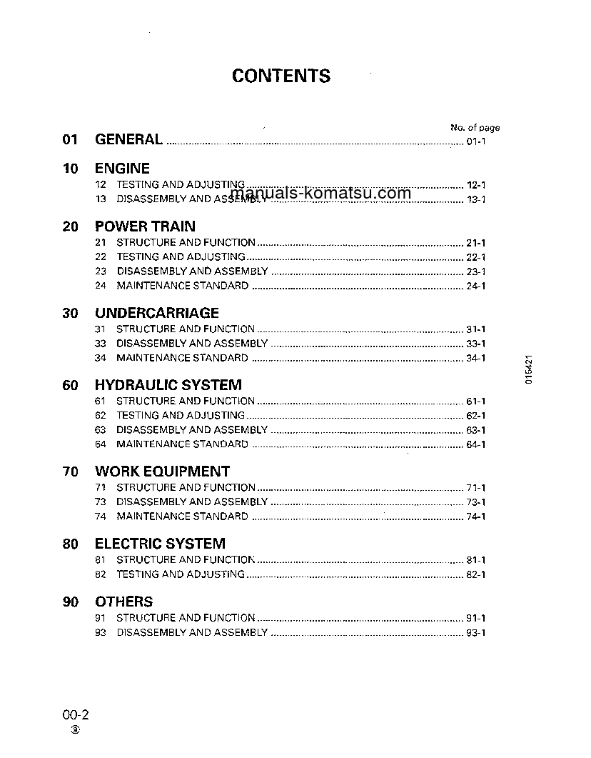 Protected: D85E-21(JPN) S/N A35686-A35861 Shop (repair) manual (English)