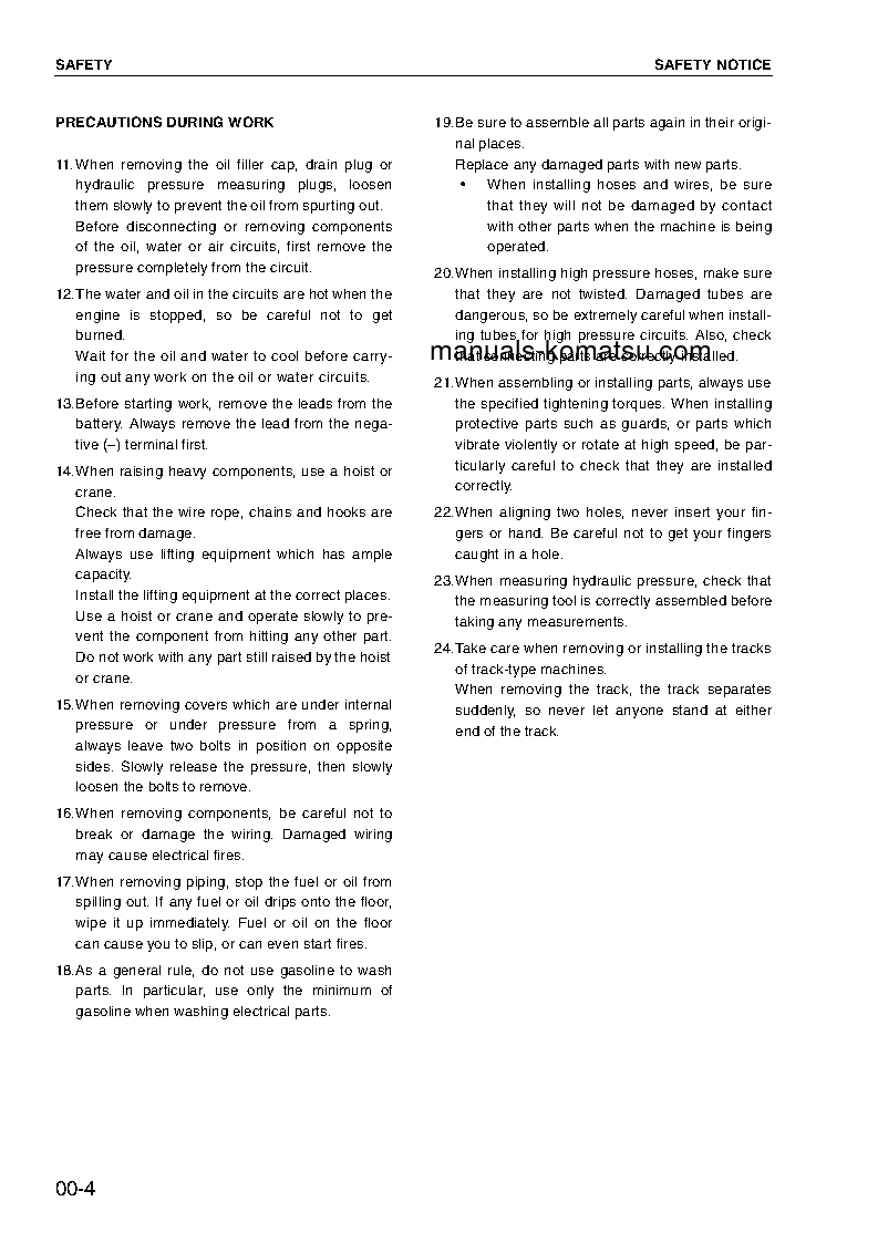 Protected: PC128UU-2(JPN) S/N 5001-UP Shop (repair) manual (English)