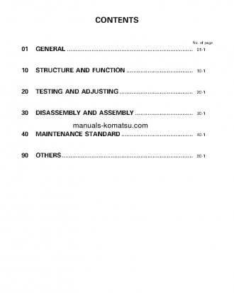 PC1800-6(JPN) S/N 10012-11001 Shop (repair) manual (English)
