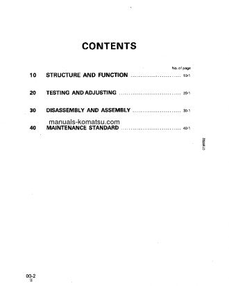 D475A-2(JPN) S/N 10001-UP Shop (repair) manual (English)
