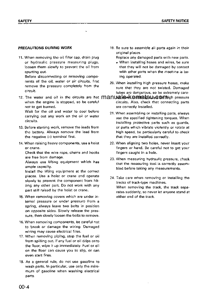 Protected: PC25-1(JPN) S/N 1001-UP Shop (repair) manual (English)