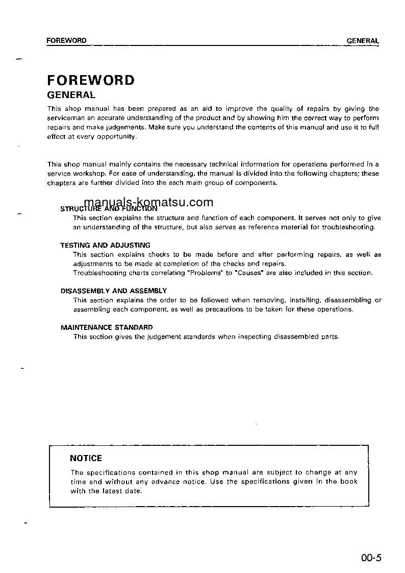 Protected: PC25-1(JPN) S/N 1001-UP Shop (repair) manual (English)