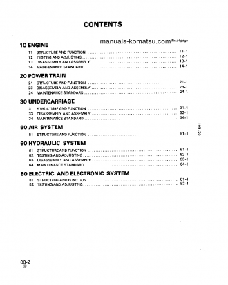 PC1000SE-1(JPN) S/N 10001-UP Shop (repair) manual (English)
